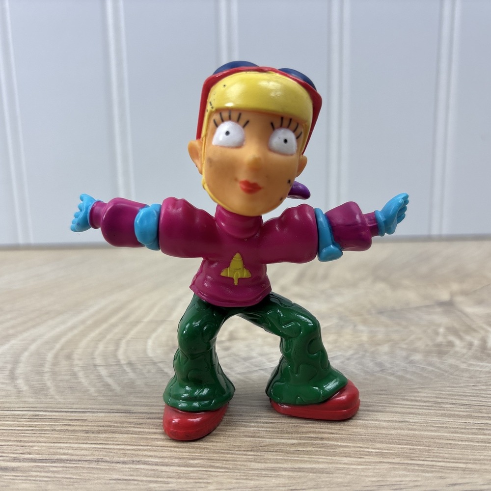 Burger King Nickelodeon Rocket Power Reggie 2002 Skateboard Girl Toy Figure Only